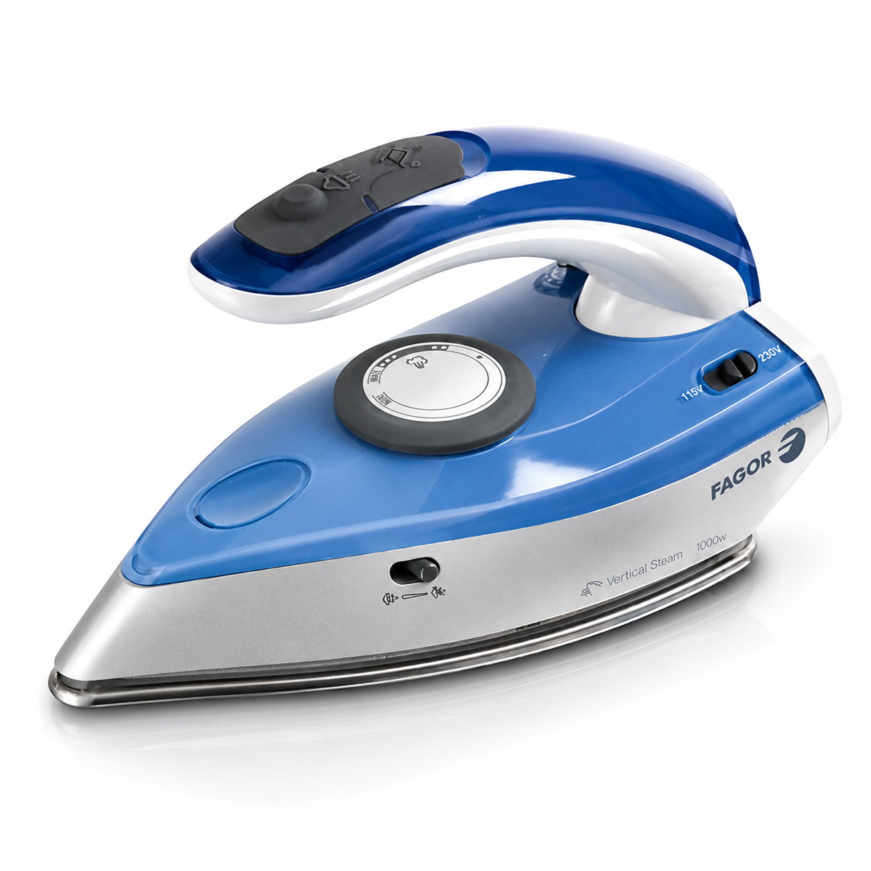 Fer À Repasser De Voyage Vapeur 1100W Semelle Inox Pliable Fagor PLV-150 – Image 2