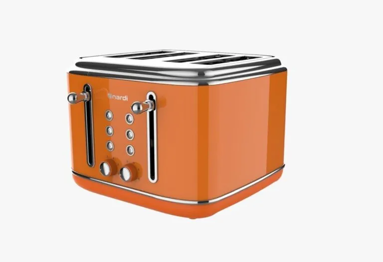 Grille pain NARDI Rétro Orange 2300W 4 tranches NGP420CAO – Image 2