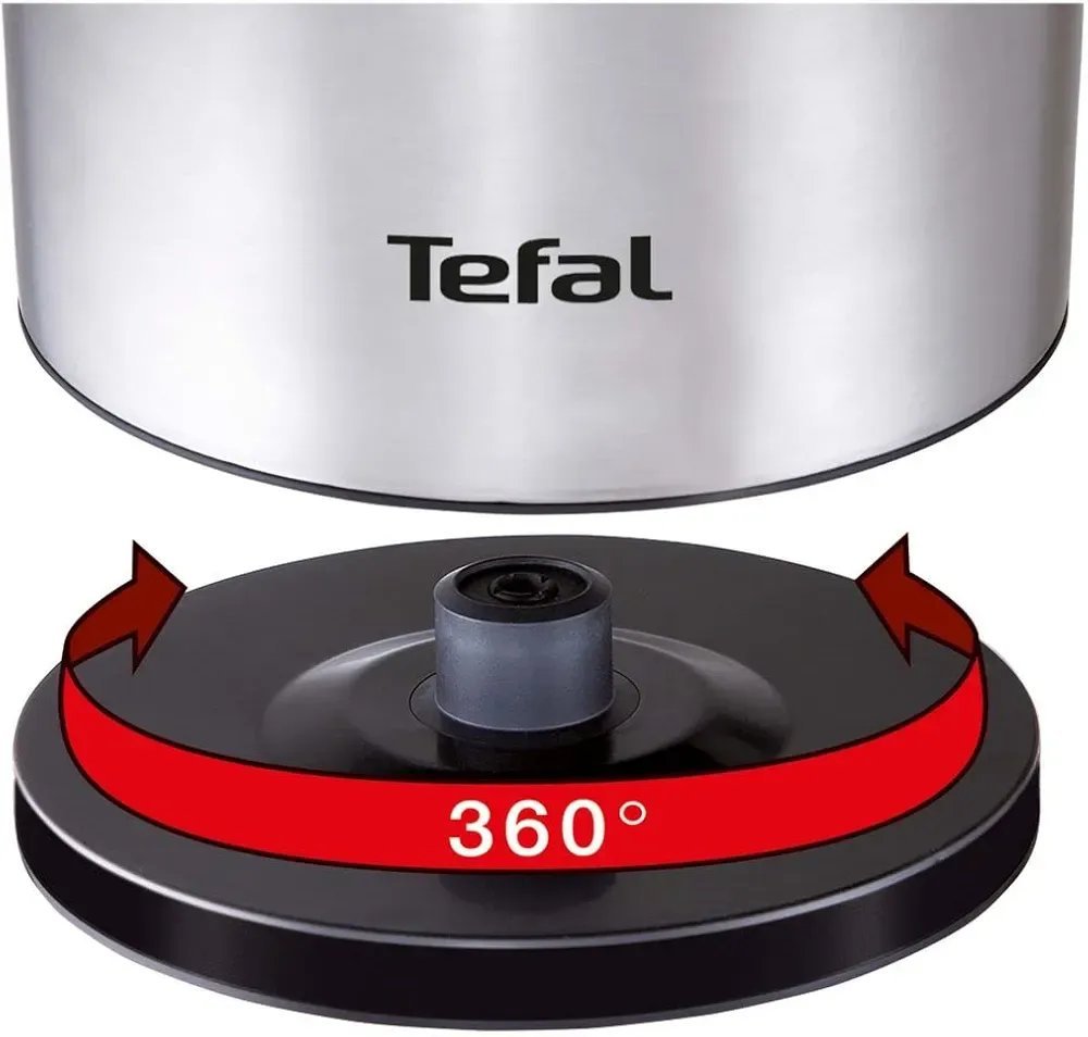 Bouilloire électrique en inox Sans Fil 1,7 L 2200 W Tefal KI110F – Image 4