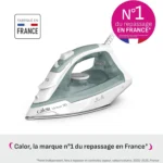 Fer À Repasser À Vapeur 2000W 240mL Avec Chauffe Rapide 30s Et Semelle Céramique Calor FV2C42C0 – Image 7