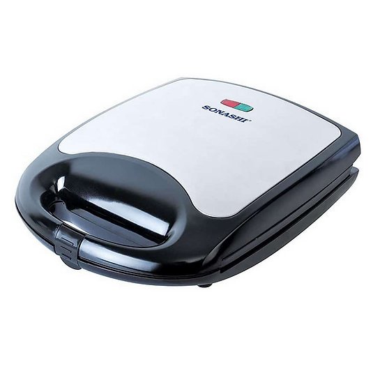 Grill à Viande et Panini inox 1100W – 26.5cm X 22.5 CM – SGT-851 Sonashi – Image 2