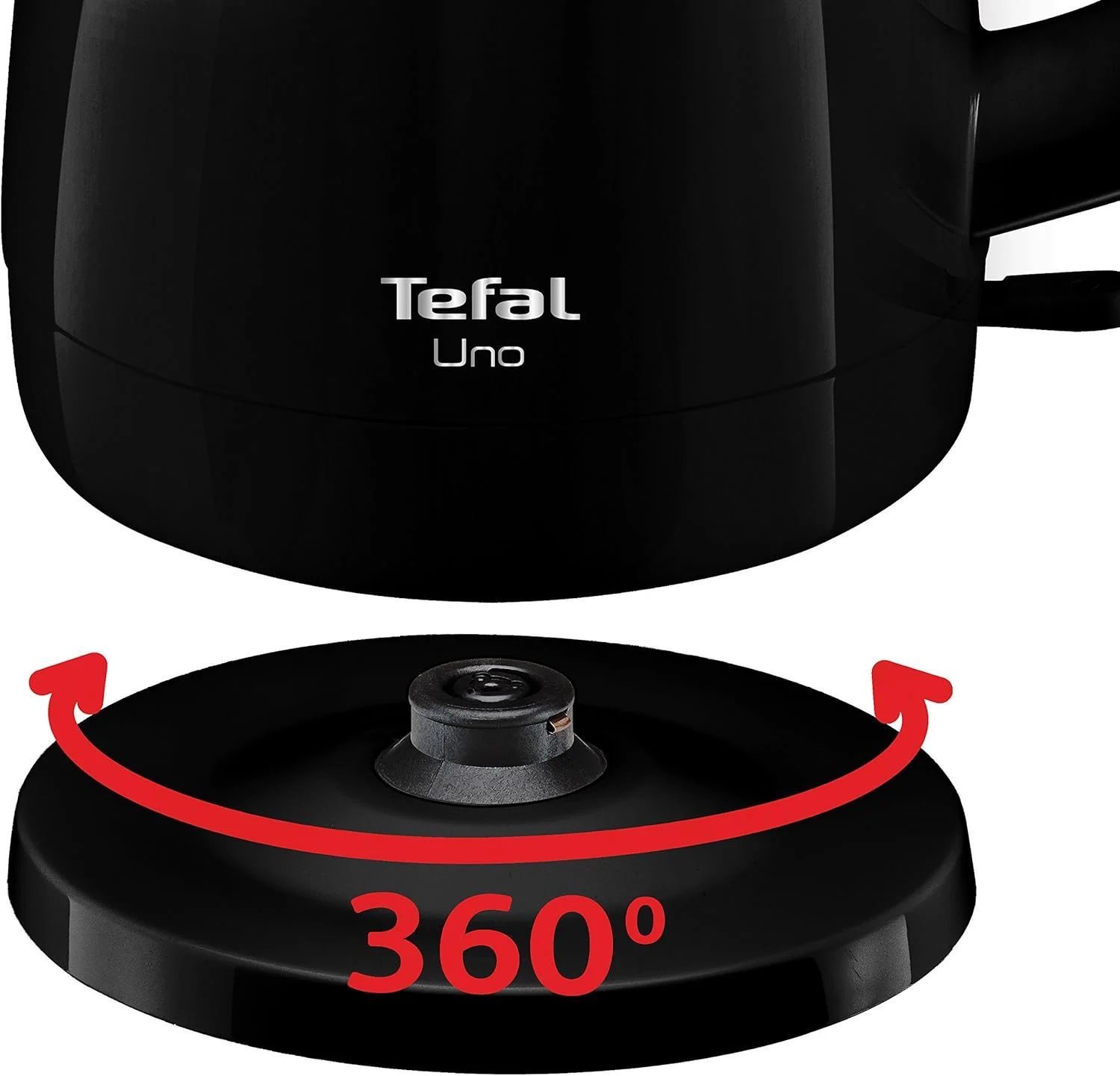 BOUILLOIRE TEFAL Uno 1.5L 2400W KO1508DE NOIR – Image 4