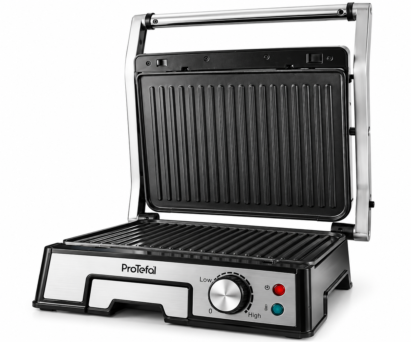 Panineuse et Grill inox XL 2000W avec plaque amovible et Ouverture De 90° Et 180° ProTefal UB891O – Image 2