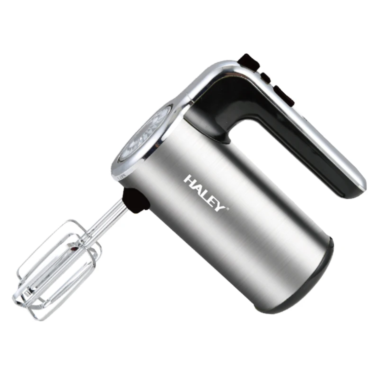 Batteur à main électrique en inox 500W avec Accessoires Haley HY-1662 – Image 2