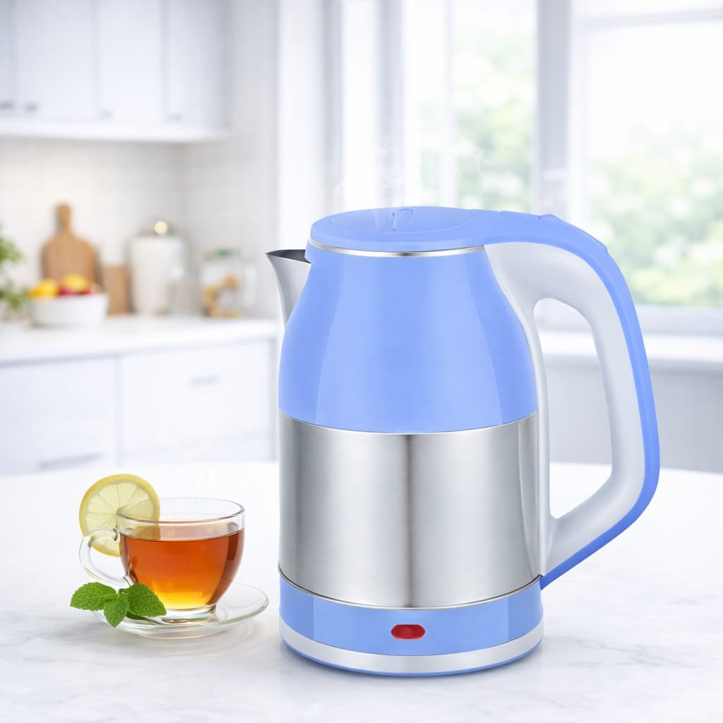 Bouilloire electrique Sans fil inox 2 L 2200W Multismart MS-KT1041 – Image 2