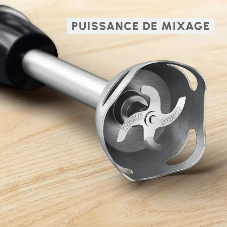 Mixeur Plongeant 1000W Avec Technologie Powelix Et 20 Vitesses Quickchef+ Moulinex DD673810 – Image 9