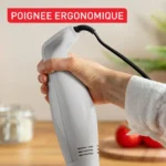 Mixeur Plongeant 350W À Lames Inox Zelkrom Tefal HB12AN10 Blanc – Image 8