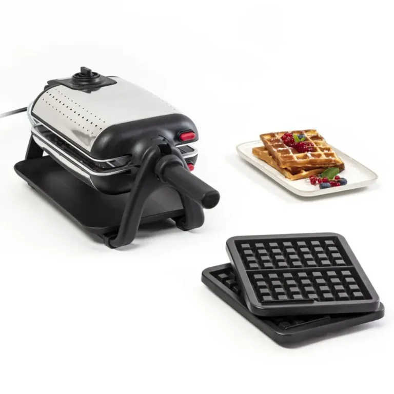 Gaufrier Électrique 1200W Professionnel Avec Thermostat Réglable Et Plaques Amovibles Tefal WM756D12 – Image 2