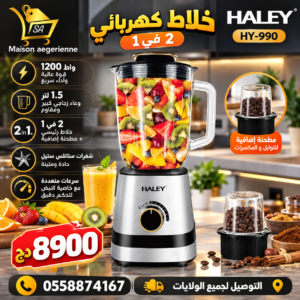 Blender en verre 2 en 1 – 1.5L 1200W Haley HY-990