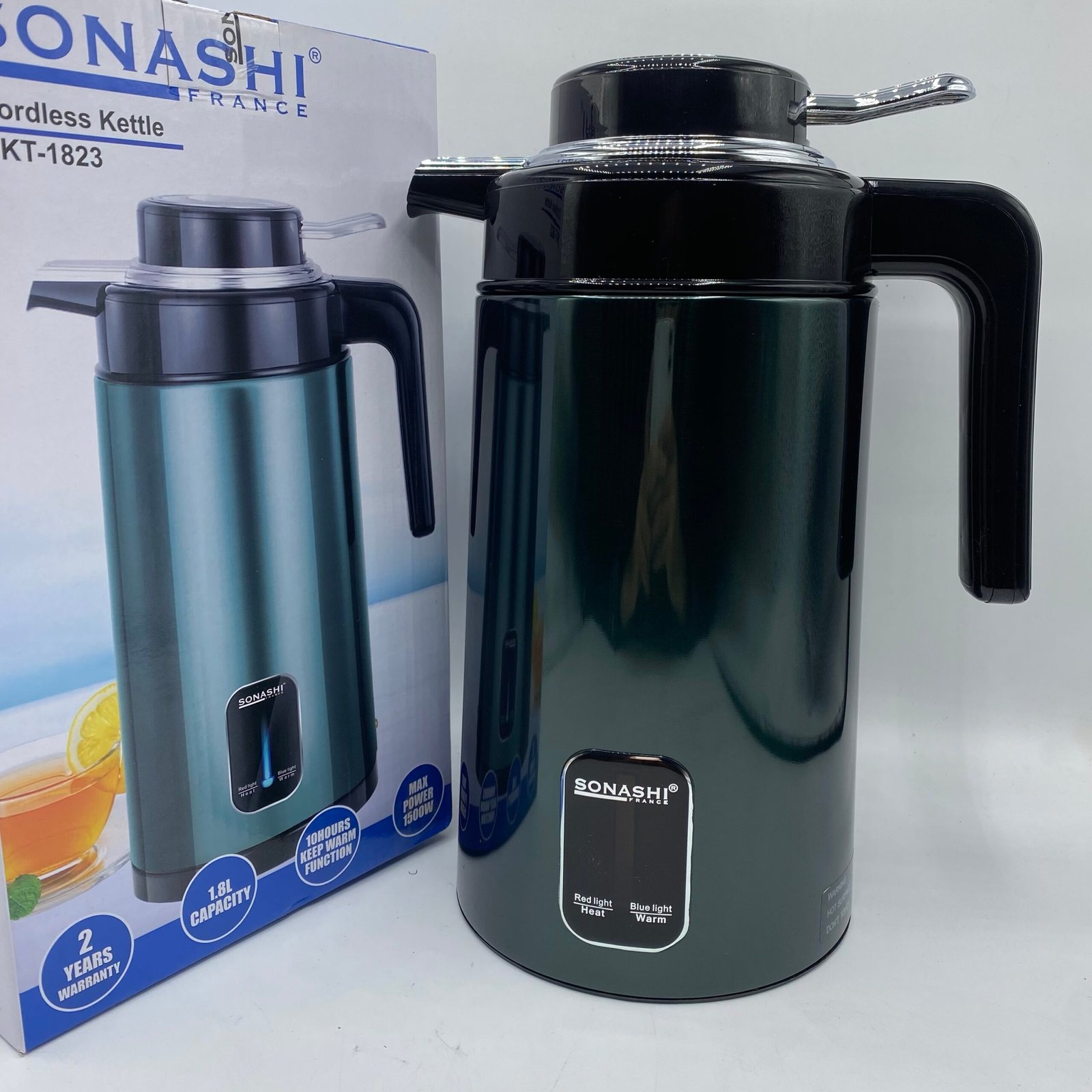 Bouilloire Sans fil 1,8 L / 1500 W Sonashi SKT-1823 – Image 2