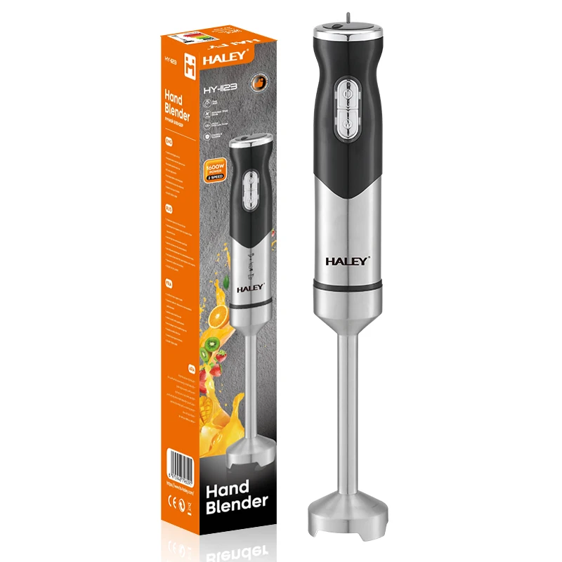 Mixeur plongeant inox 1600W 04 Lames HALEY HY-1123 – Image 2
